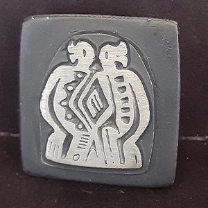 Alice Seely pewter pin